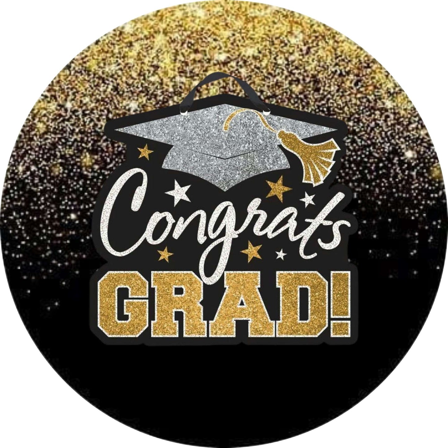 2026 Glossy Graduation Logo Garland – Premium Round Cut for Lei Garland, Centerpieces & Sashes - Tata's Printing