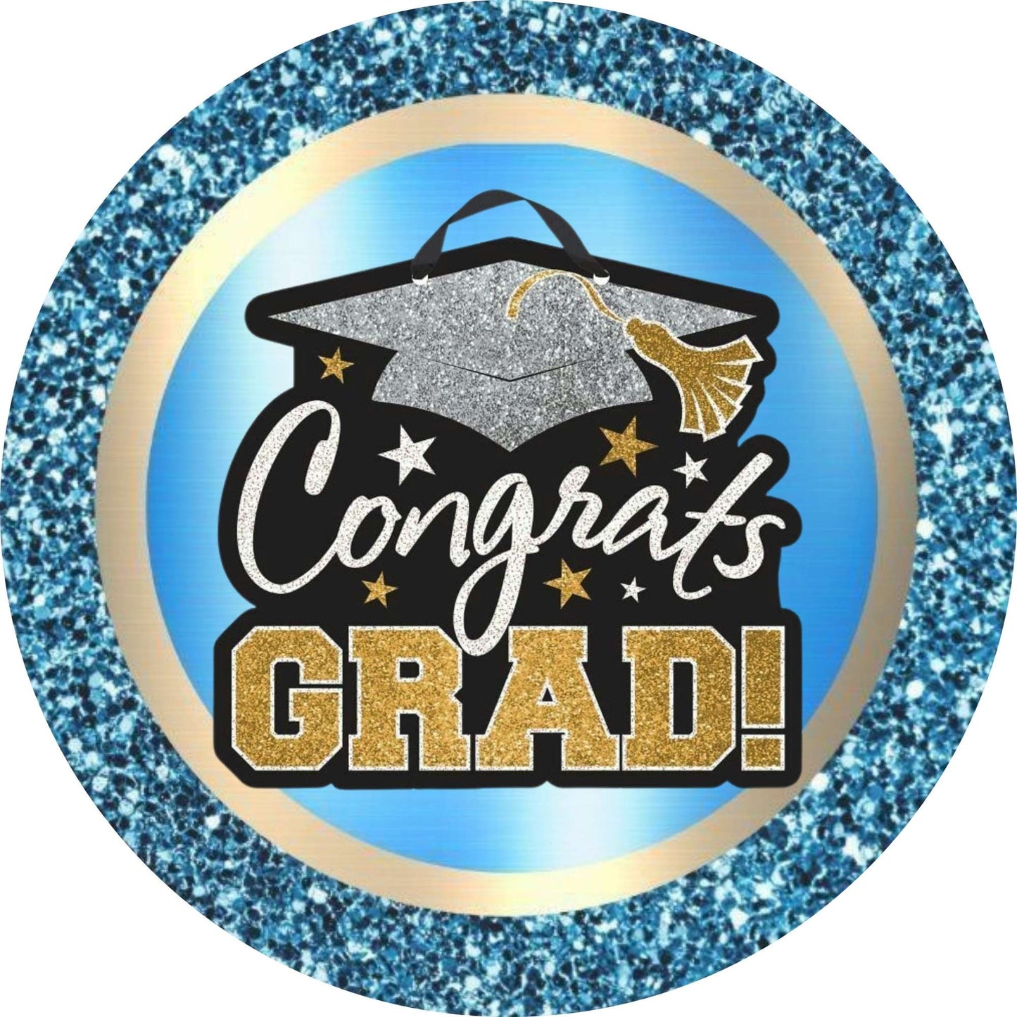 2026 Glossy Graduation Logo Garland – Premium Round Cut for Lei Garland, Centerpieces & Sashes - Tata's Printing