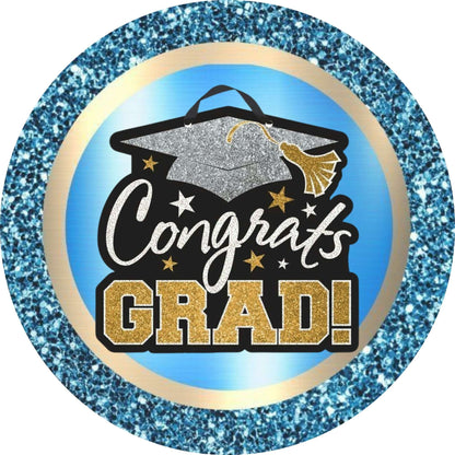 2026 Glossy Graduation Logo Garland – Premium Round Cut for Lei Garland, Centerpieces & Sashes - Tata's Printing