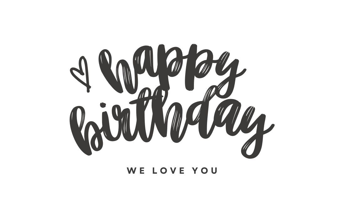 Happy Birthday Greeting Card / Gift Card - Tata's Printing