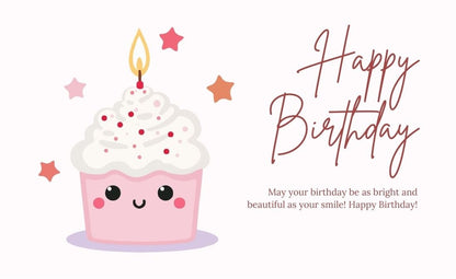Happy Birthday Greeting Card / Gift Card - Tata's Printing