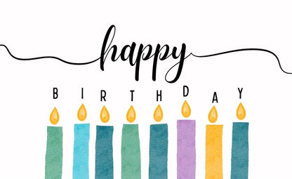 Happy Birthday Greeting Card / Gift Card - Tata's Printing