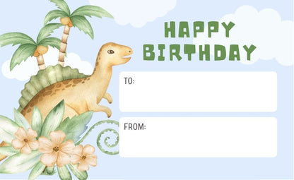 Happy Birthday Greeting Card / Gift Card - Tata's Printing