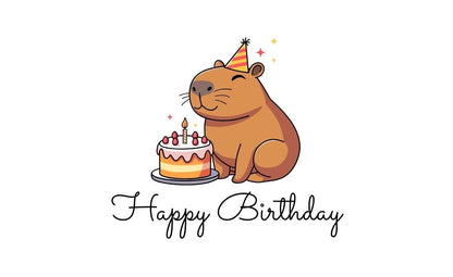 Happy Birthday Greeting Card / Gift Card - Tata's Printing