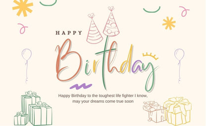 Happy Birthday Greeting Card / Gift Card - Tata's Printing