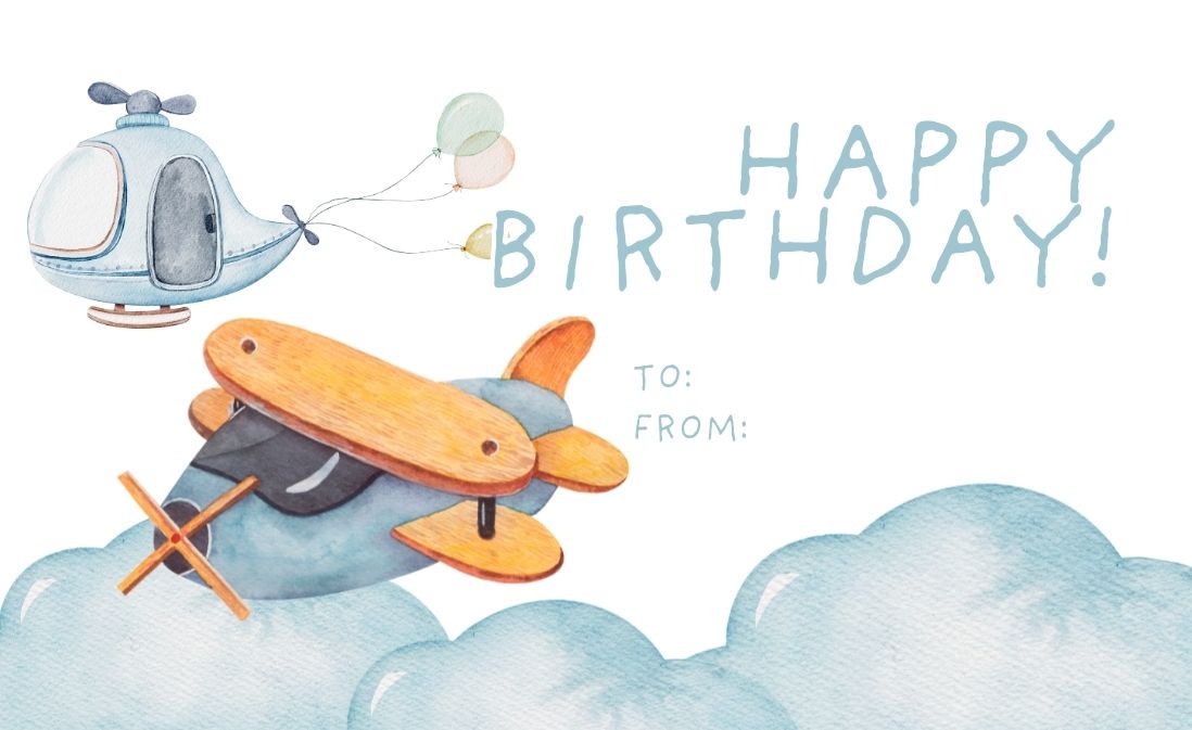 Happy Birthday Greeting Card / Gift Card - Tata's Printing