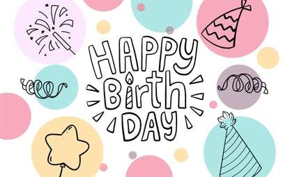 Happy Birthday Greeting Card / Gift Card - Tata's Printing