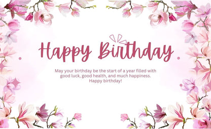 Happy Birthday Greeting Card / Gift Card - Tata's Printing