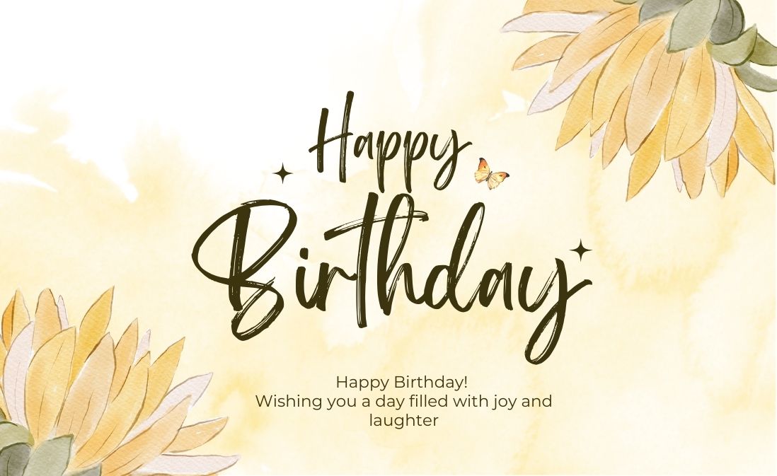 Happy Birthday Greeting Card / Gift Card - Tata's Printing