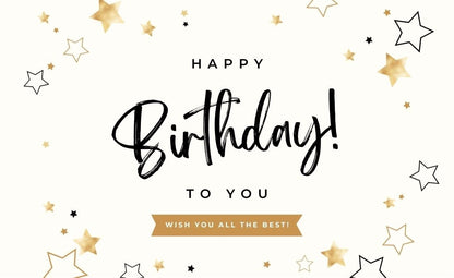 Happy Birthday Greeting Card / Gift Card - Tata's Printing