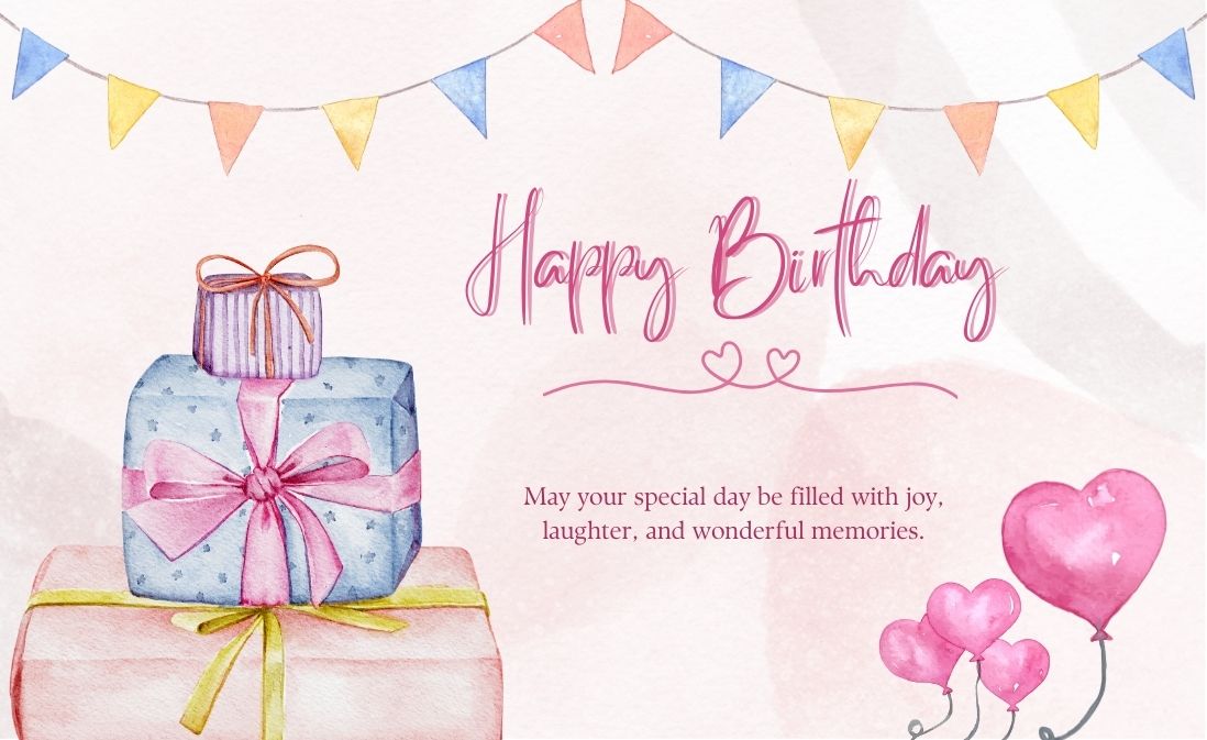 Happy Birthday Greeting Card / Gift Card - Tata's Printing