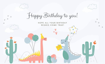 Happy Birthday Greeting Card / Gift Card - Tata's Printing