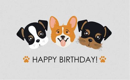 Happy Birthday Greeting Card / Gift Card - Tata's Printing