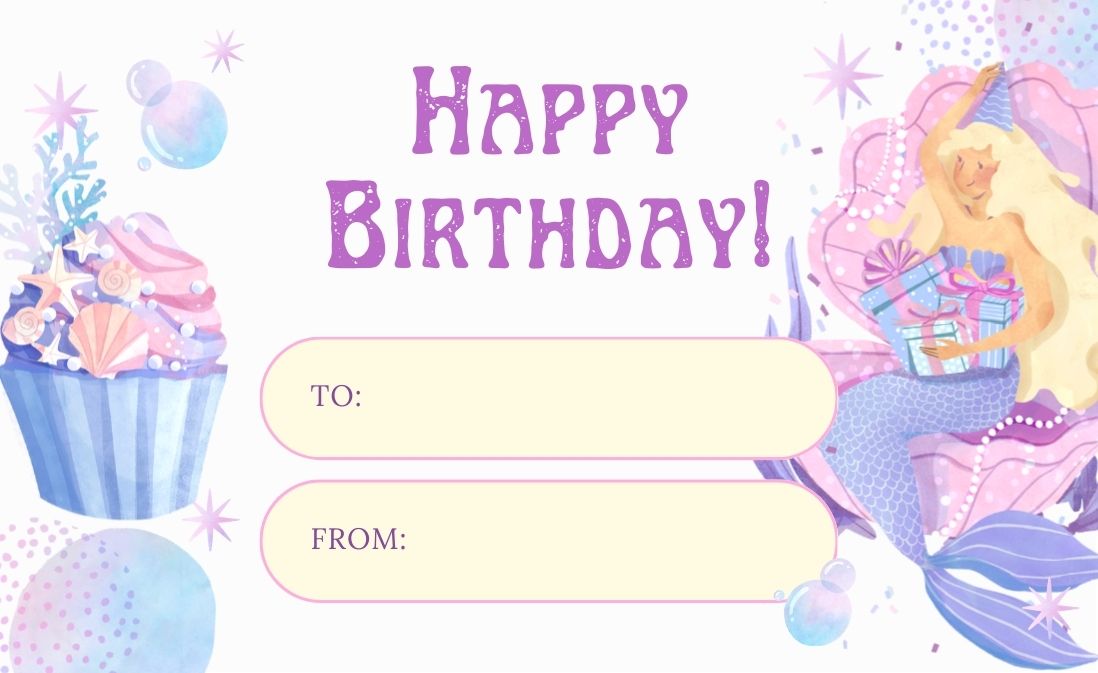 Happy Birthday Greeting Card / Gift Card - Tata's Printing