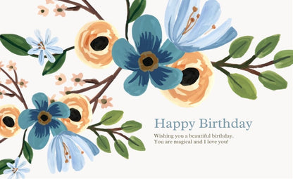Happy Birthday Greeting Card / Gift Card - Tata's Printing
