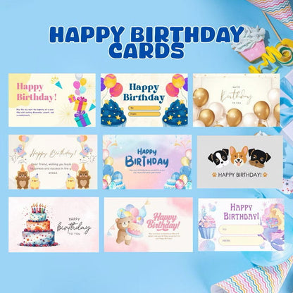 Happy Birthday Greeting Card / Gift Card - Tata's Printing