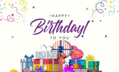 Happy Birthday Greeting Card / Gift Card - Tata's Printing