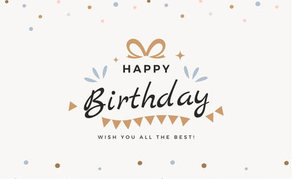Happy Birthday Greeting Card / Gift Card - Tata's Printing