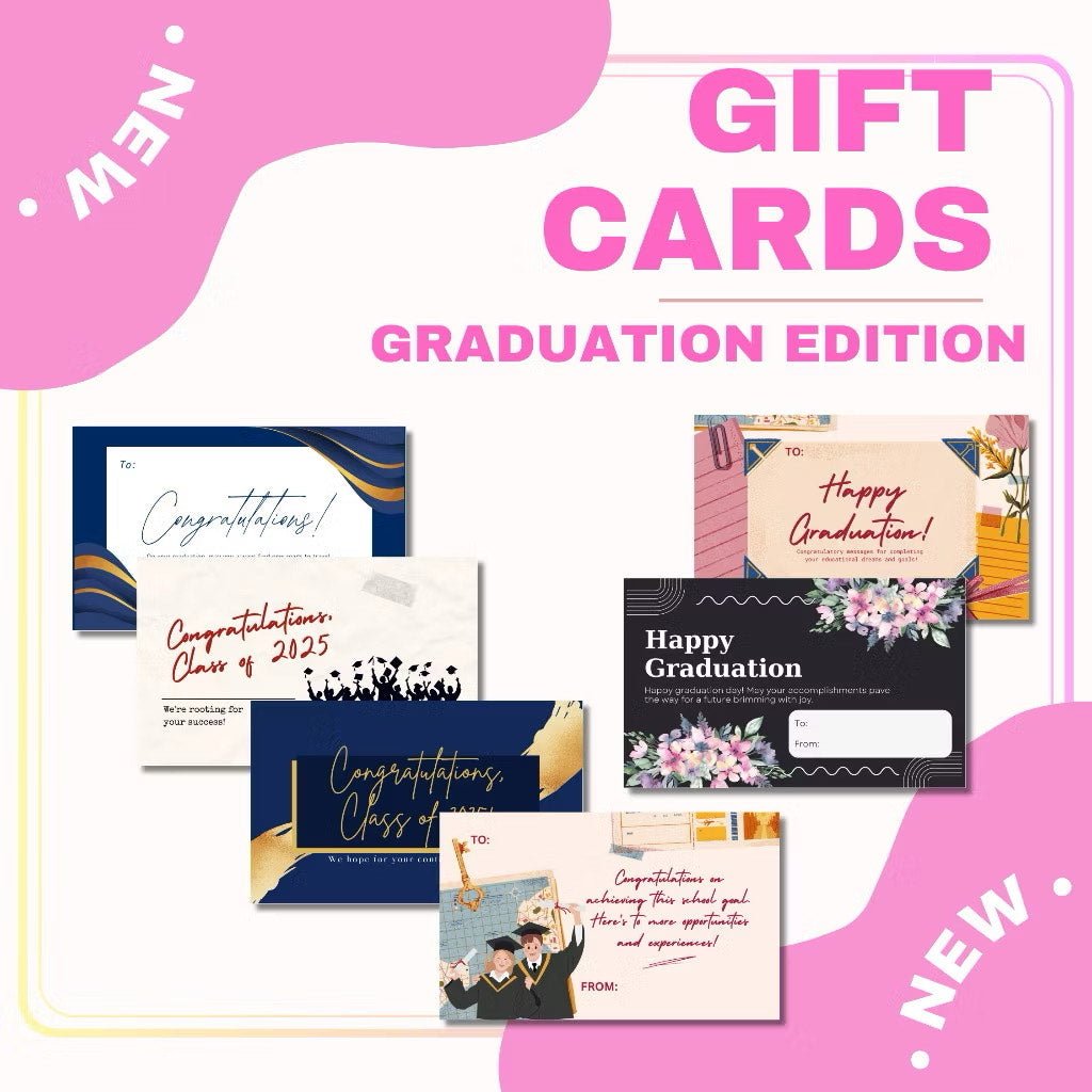 Happy Graduation Greeting Card / Gift Card - Tata's Printing