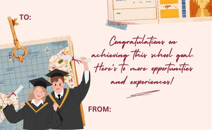 Happy Graduation Greeting Card / Gift Card - Tata's Printing