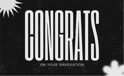 Happy Graduation Greeting Card / Gift Card - Tata's Printing
