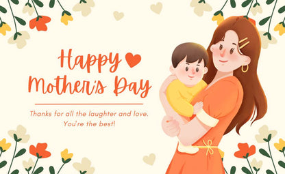 Happy Mothers Day Greeting Card/ Gift Card - Tata's Printing