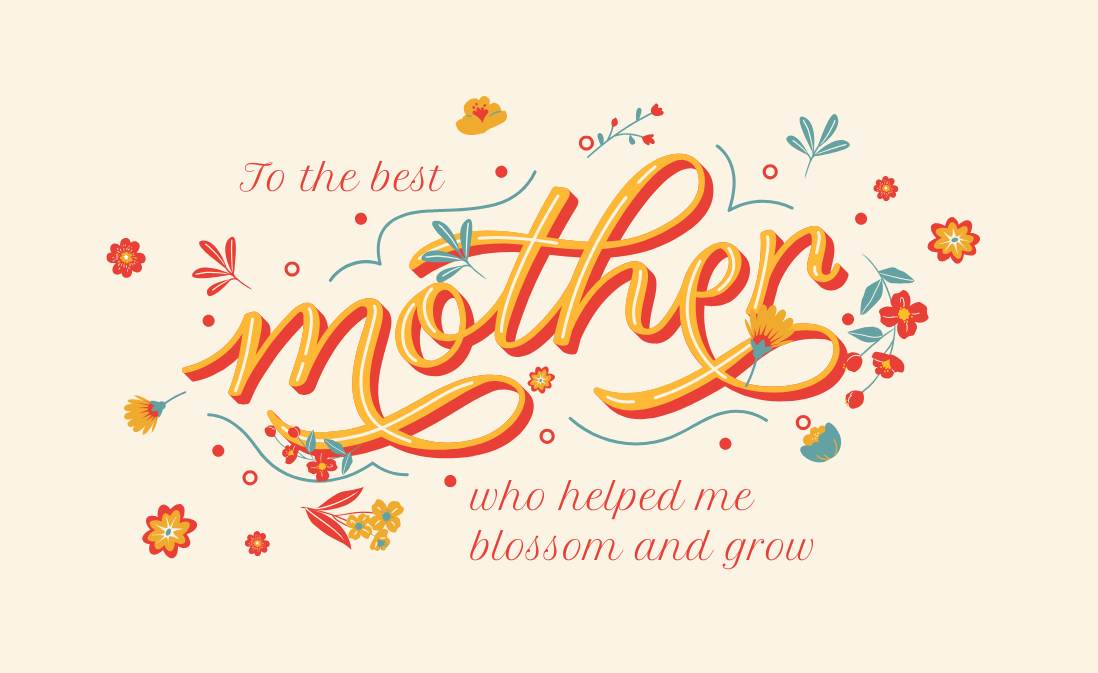 Happy Mothers Day Greeting Card/ Gift Card - Tata's Printing
