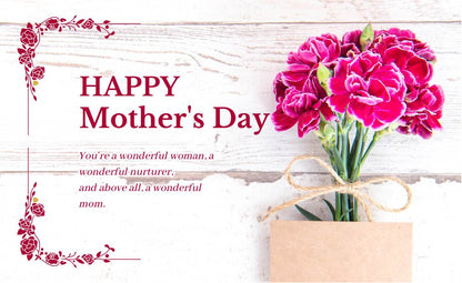 Happy Mothers Day Greeting Card/ Gift Card - Tata's Printing