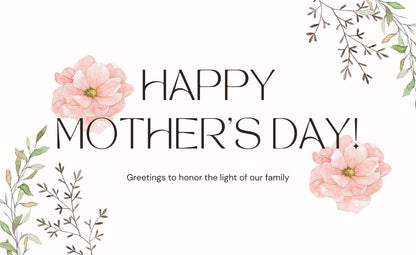 Happy Mothers Day Greeting Card/ Gift Card - Tata's Printing