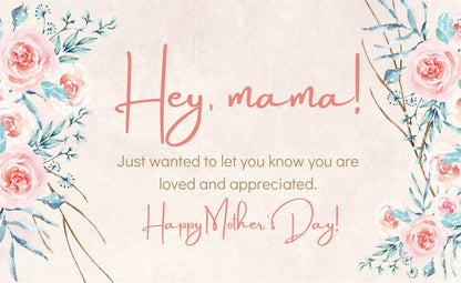 Happy Mothers Day Greeting Card/ Gift Card - Tata's Printing