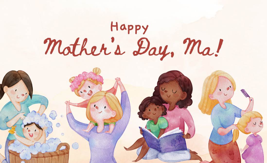 Happy Mothers Day Greeting Card/ Gift Card - Tata's Printing