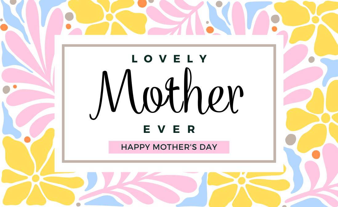 Happy Mothers Day Greeting Card/ Gift Card - Tata's Printing
