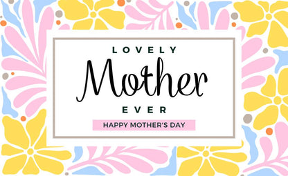 Happy Mothers Day Greeting Card/ Gift Card - Tata's Printing