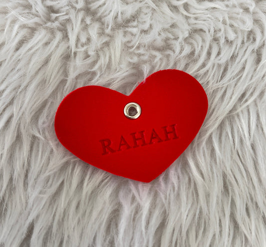 Heart Bag tag - Tata's Printing