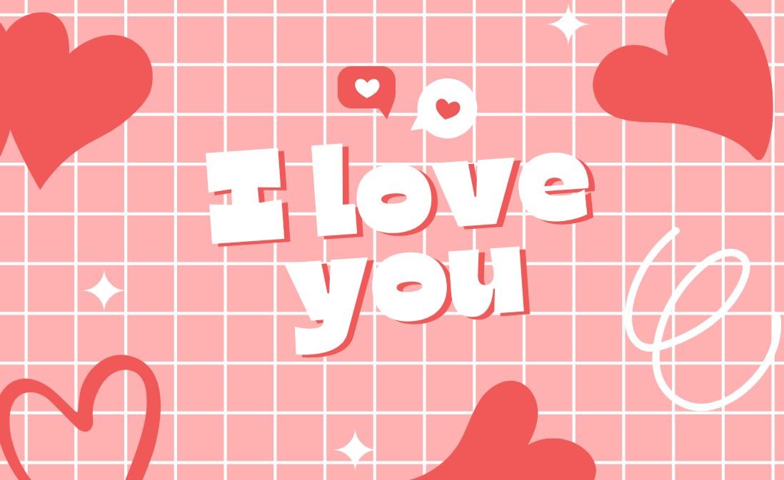 I LOVE YOU Gift Card / Greeting Card - Tata's Printing