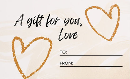 I LOVE YOU Gift Card / Greeting Card - Tata's Printing
