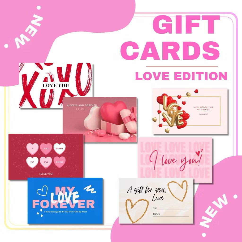 I LOVE YOU Gift Card / Greeting Card - Tata's Printing