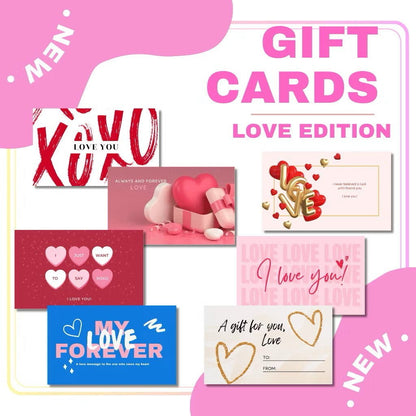 I LOVE YOU Gift Card / Greeting Card - Tata's Printing