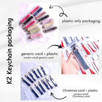 K2 Premium Hook and Ring Leather Keychain - Tata's Printing